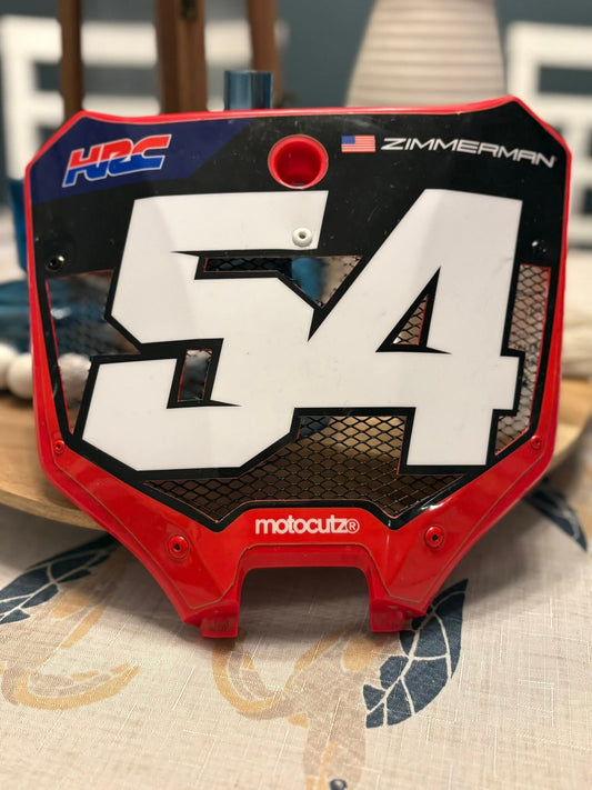 Vented Front Number Plate